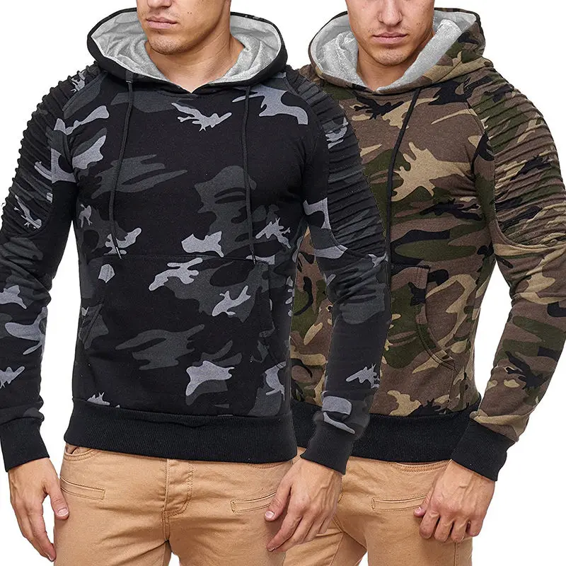 

2020 Men's Autumn New Hoodie Men Camouflage Series Hooded Hoodies Sweatshirts Hot Sale