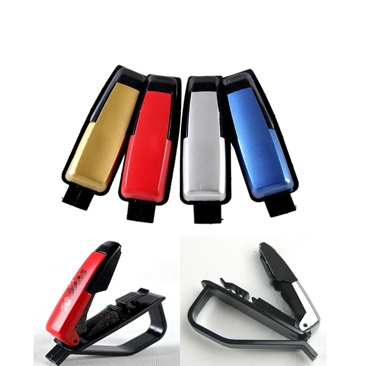 Универсальный автомобильный очки Чехлы Портативный зажим для билетов карточек