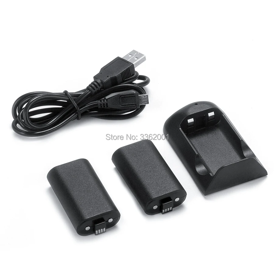 Комплект для зарядки одного контроллера батарейки 2x1200 мА · ч + USB кабель