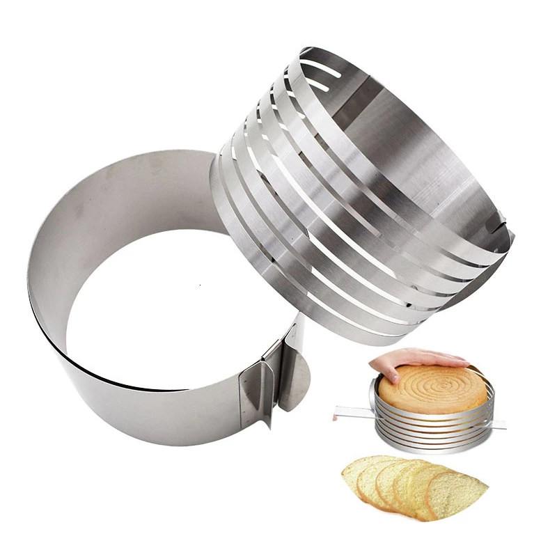 Резак для торта из нержавеющей стали Delidge регулируемый слой резака круглая