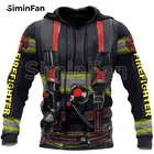 Толстовка унисекс для косплея пожарного США, мужская повседневная кофта с 3D принтом, пуловер в стиле Харадзюку, женский спортивный костюм, пальто, куртка 05