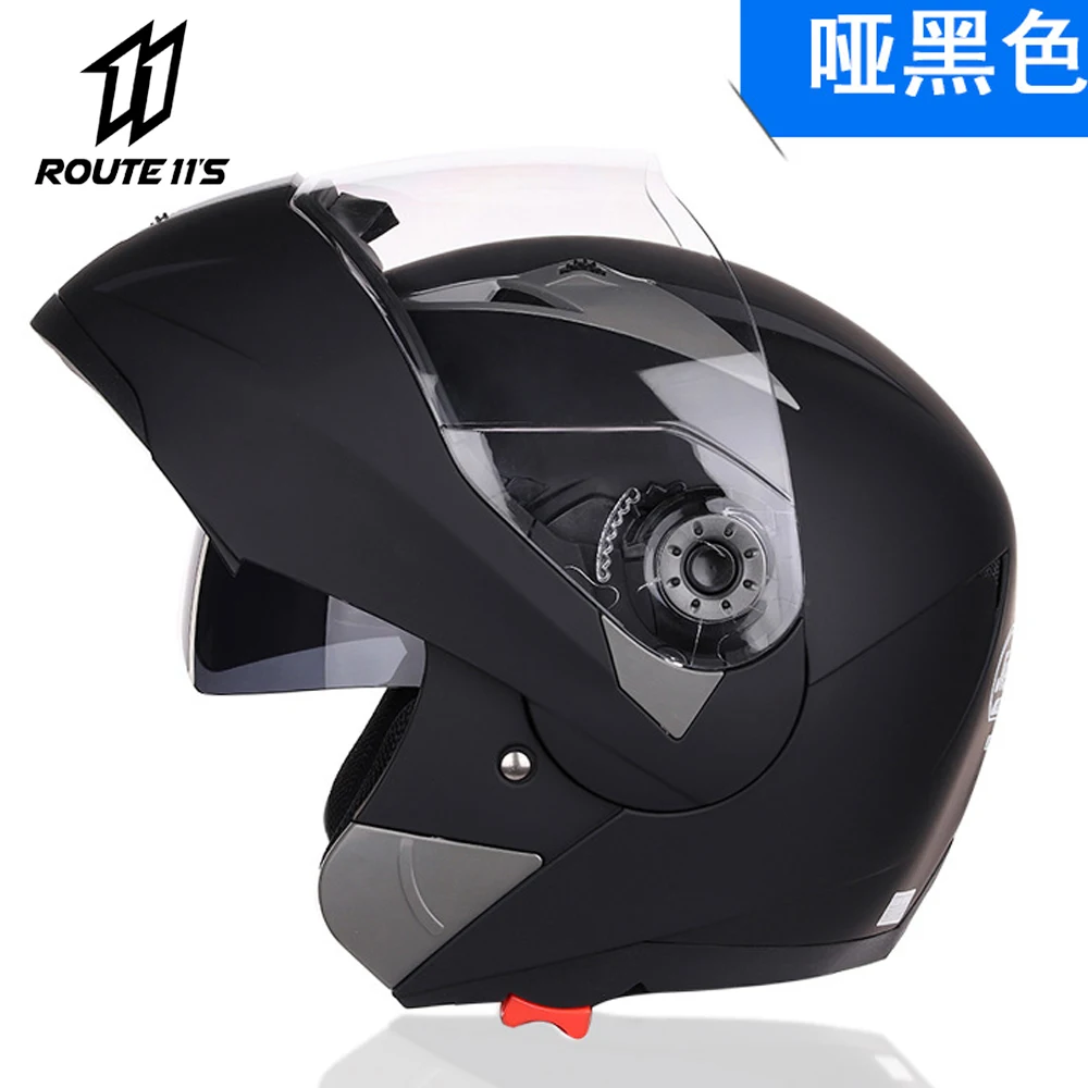 

Электрический мотоциклетный шлем JIEKAI, шлем на все лицо, с двойными линзами, для мужчин и женщин