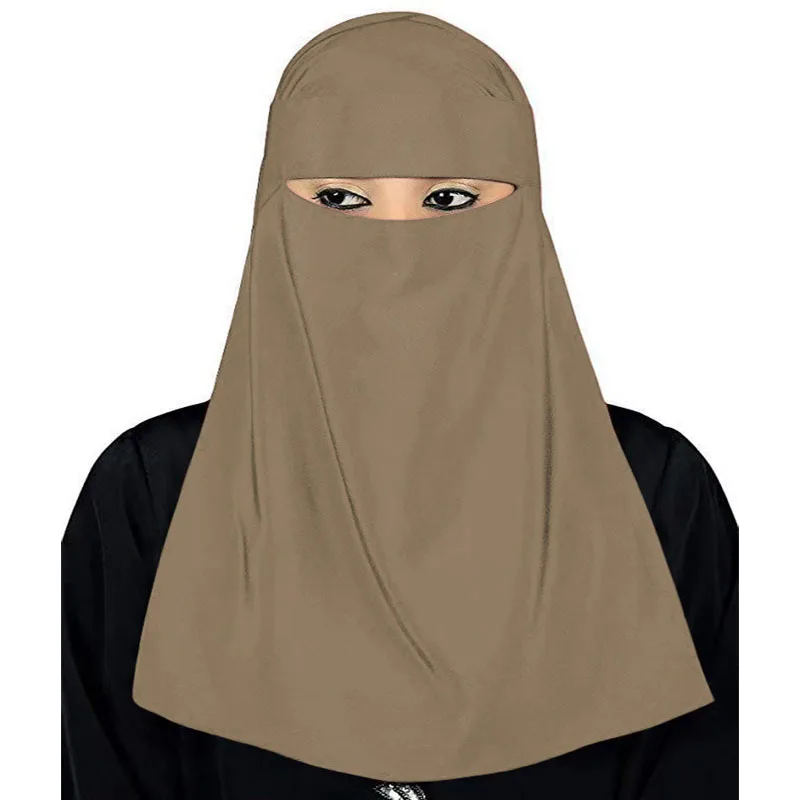 Муслиновый ребристый хиджаб из джерси в масках вуаль шапочки под для женщин