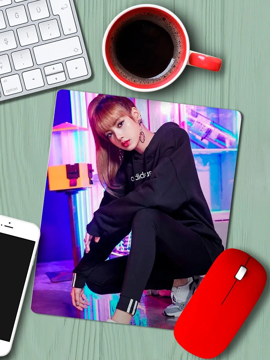Коврик для мыши с принтом Музыка KPOP Blackpink Lisa - 6078 В | Компьютеры и офис