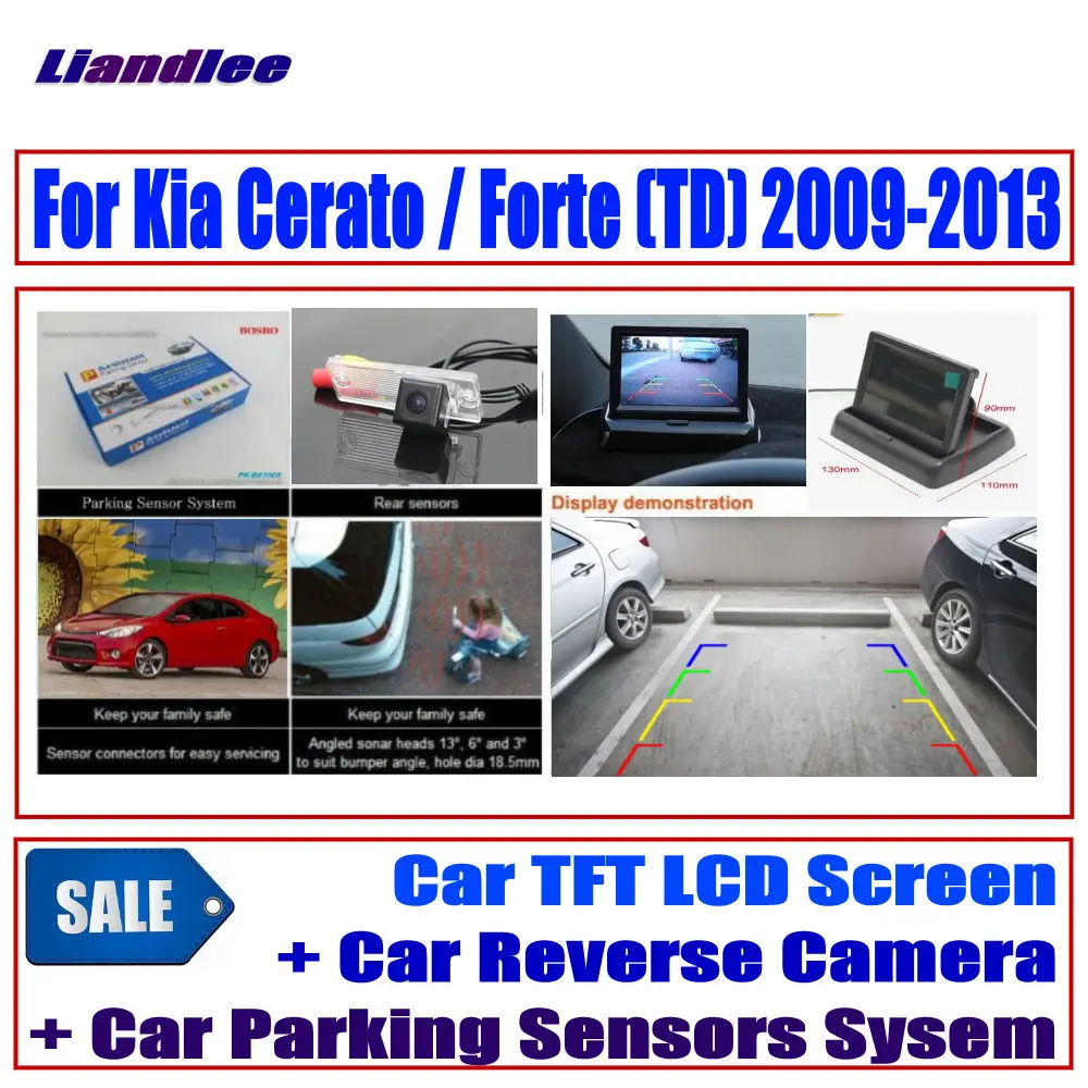 Для Kia Cerato / Forte (TD) 2009 2013 камера заднего вида/цифровая система датчиков