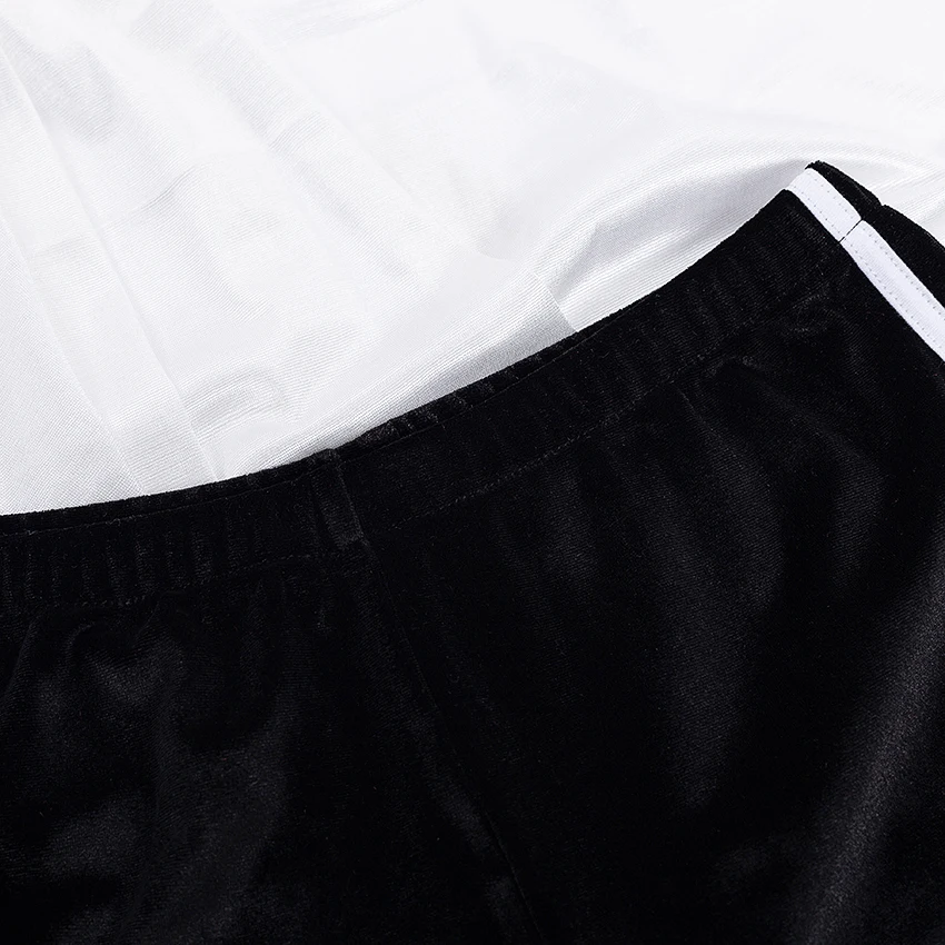 Suphis сексуальный короткий топ с круглым вырезом без рукавов шорты в полоску