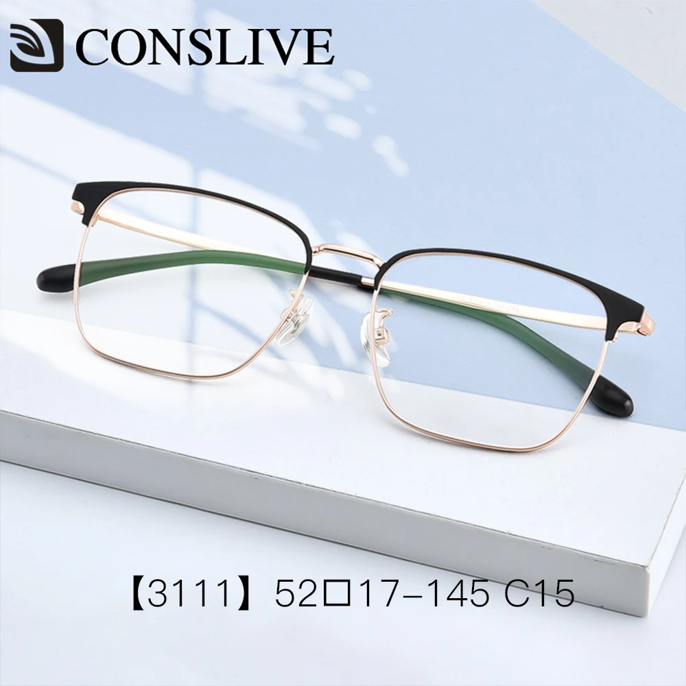 

Для мужчин по рецепту очки прогрессивная фотохромная Мультифокальные оправы квадратной оптическая оправа для очков с линзами 3111