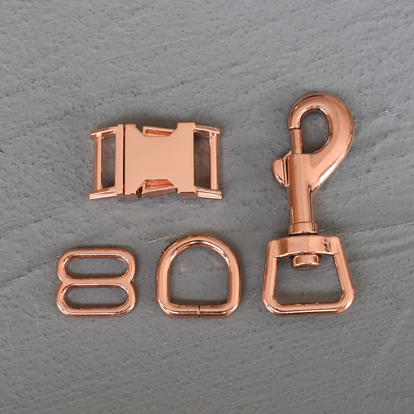 Металлические ремни 15 мм/20 мм/25 мм 1 комплект Регулируемая пряжка слайдер D