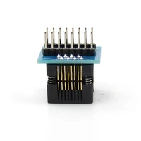 upmely soic8 sop8 to dip8 wide body seat 150mil programmer adapter socket blue sa602 ic conversion burner convertidor board