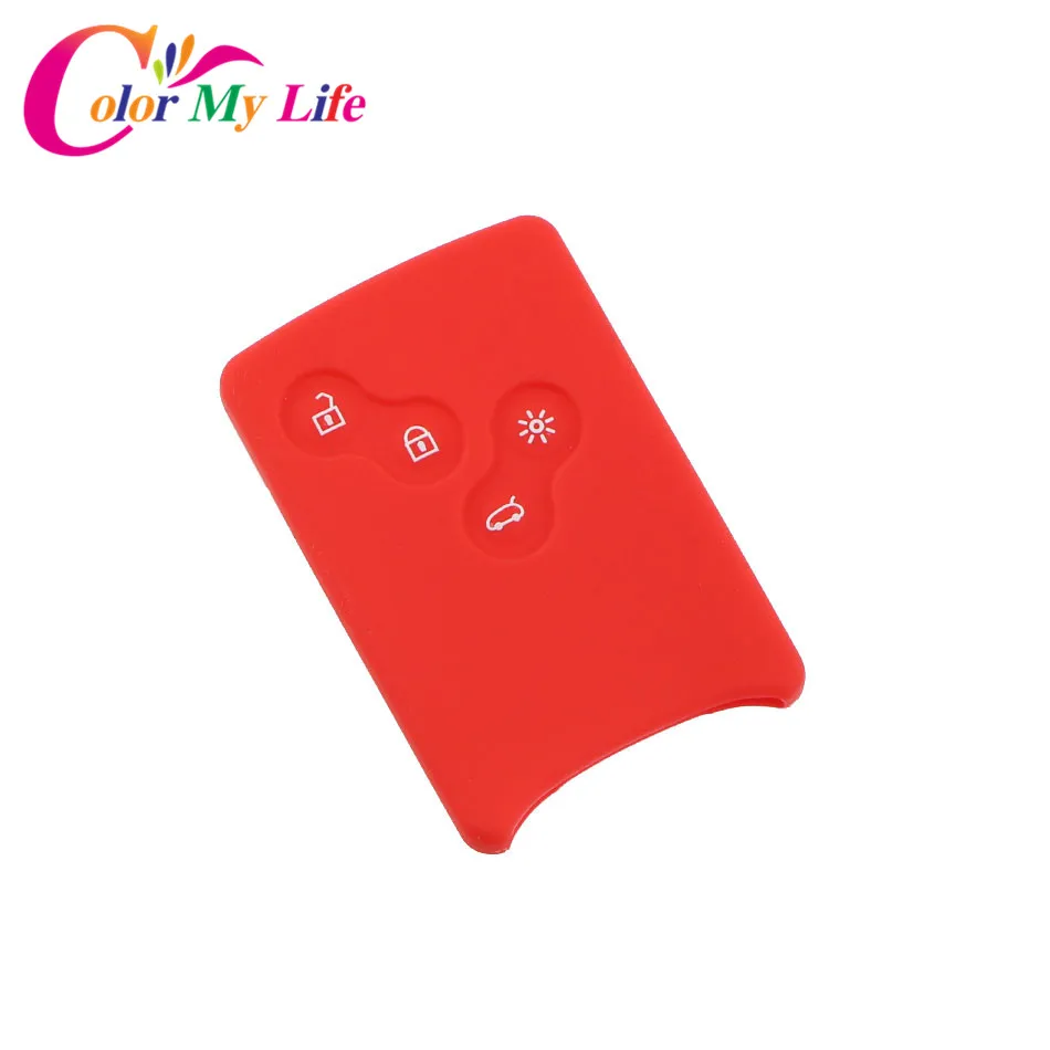 1 шт. силикагель Чехлы для ключей автомобиля чехол держатель Renault Clio Scenic Megane Duster