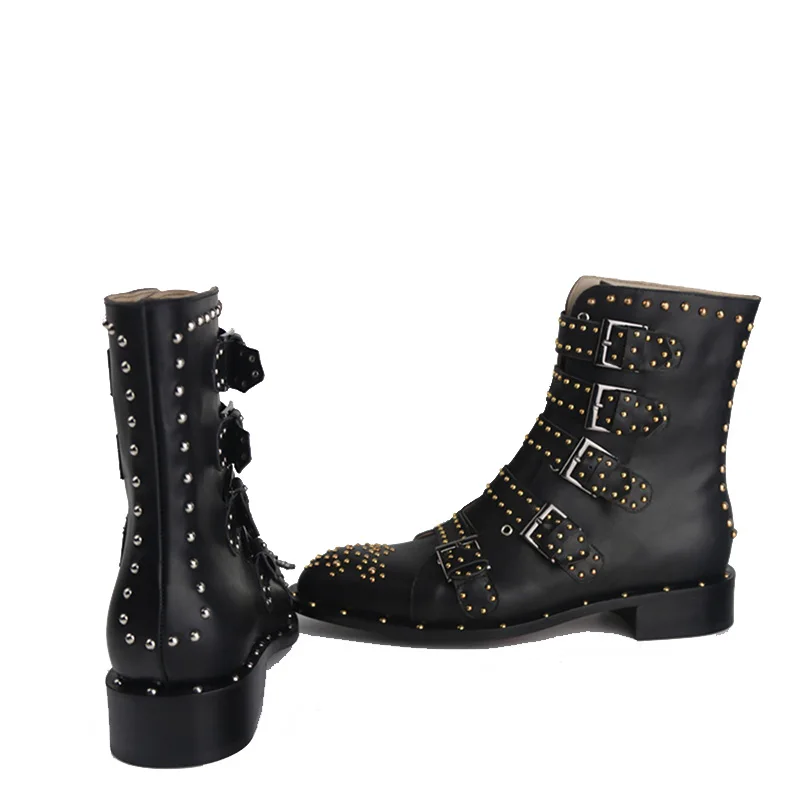Sipriks Chaussure Rock Мужские ботинки в стиле панк итальянские мотоциклетные из