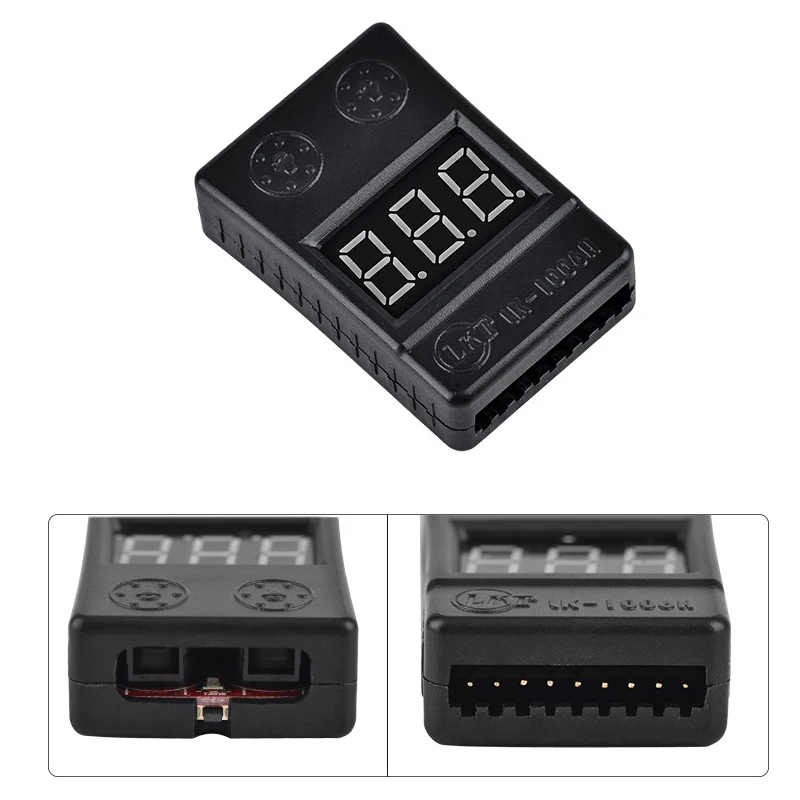 

1pcs 1S-8S Lipo Battery Low Voltage Power Display Tester Buzzer Alarm Black