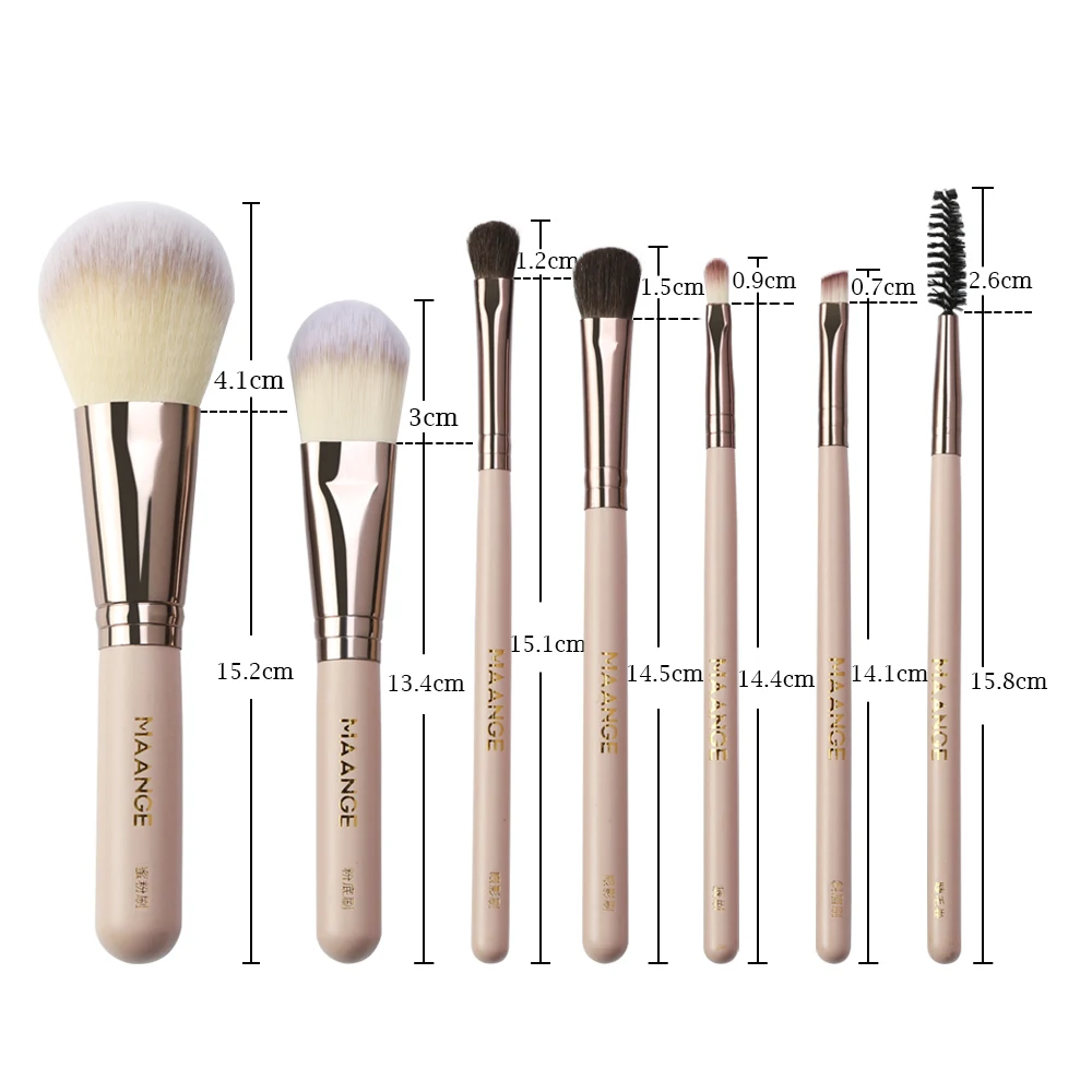 

6/7/8PCs/set Kit Beauty Pro Make up Brush set Concealer Cosmetic Pincel Blush Foundation Eyeshadow Concealer Lip