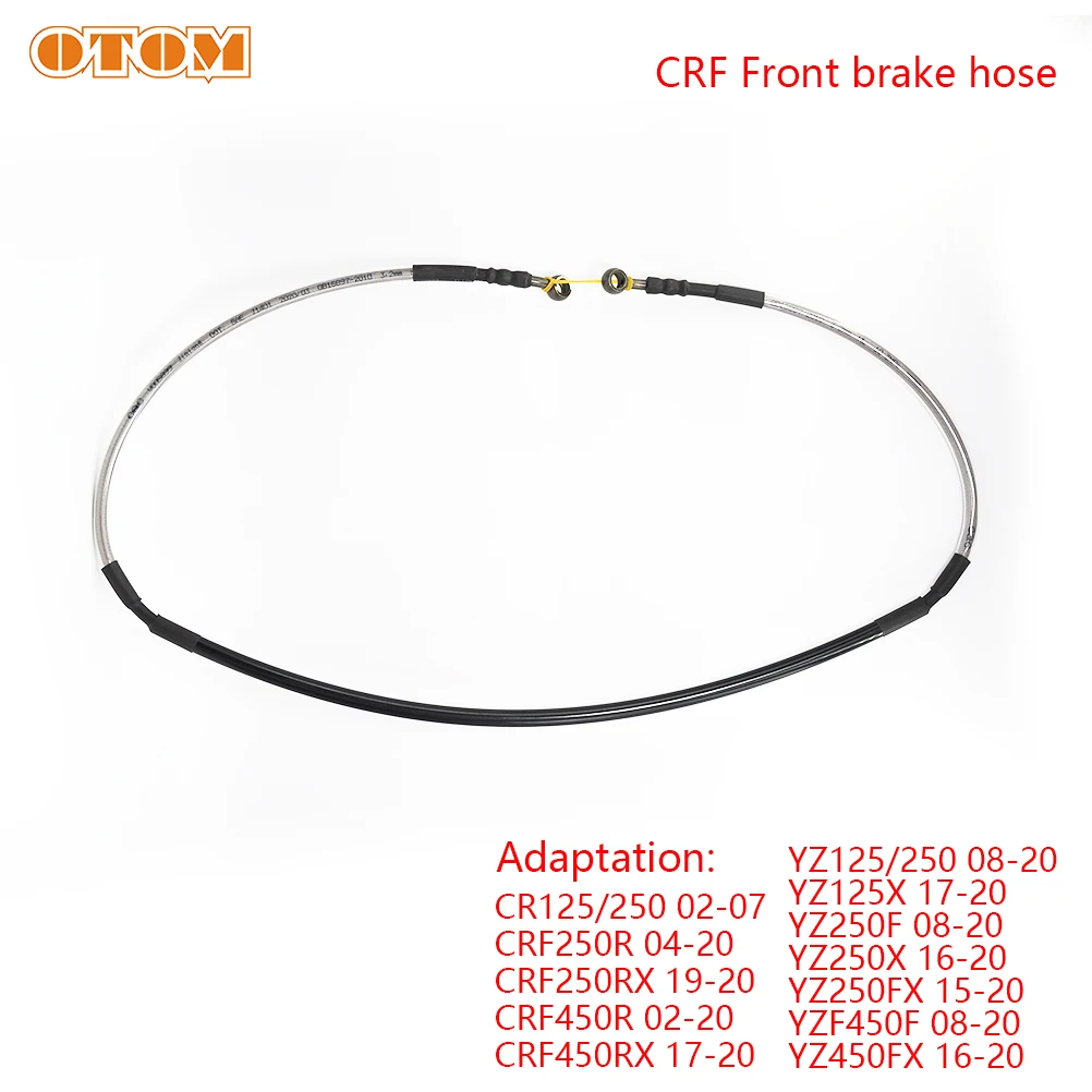 

OTOM мотоциклетный передний и задний тормозной шланг, трубка насоса, цилиндр, металлическая сетка для HONDA CRF YAMAHA YZF, детали для внедорожных мотокросса