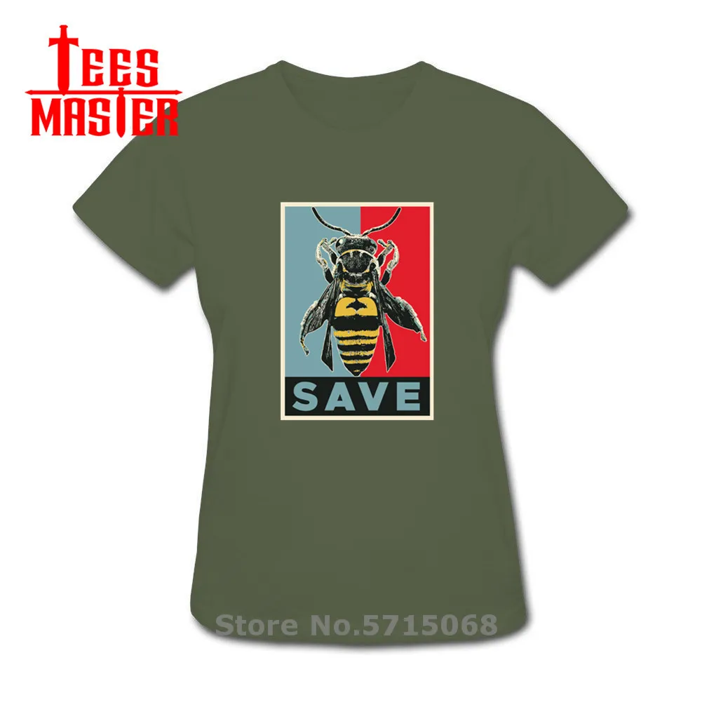 Футболка с надписью Save The Bees волонтерская футболка женская принтом Earth Environmental Bee