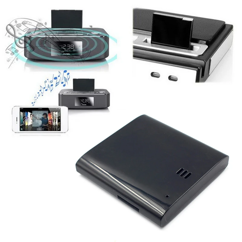 1 шт. Bluetooth A2DP адаптер музыкальный приемник для iPod iPhone 30-Pin Doca горячий динамик во