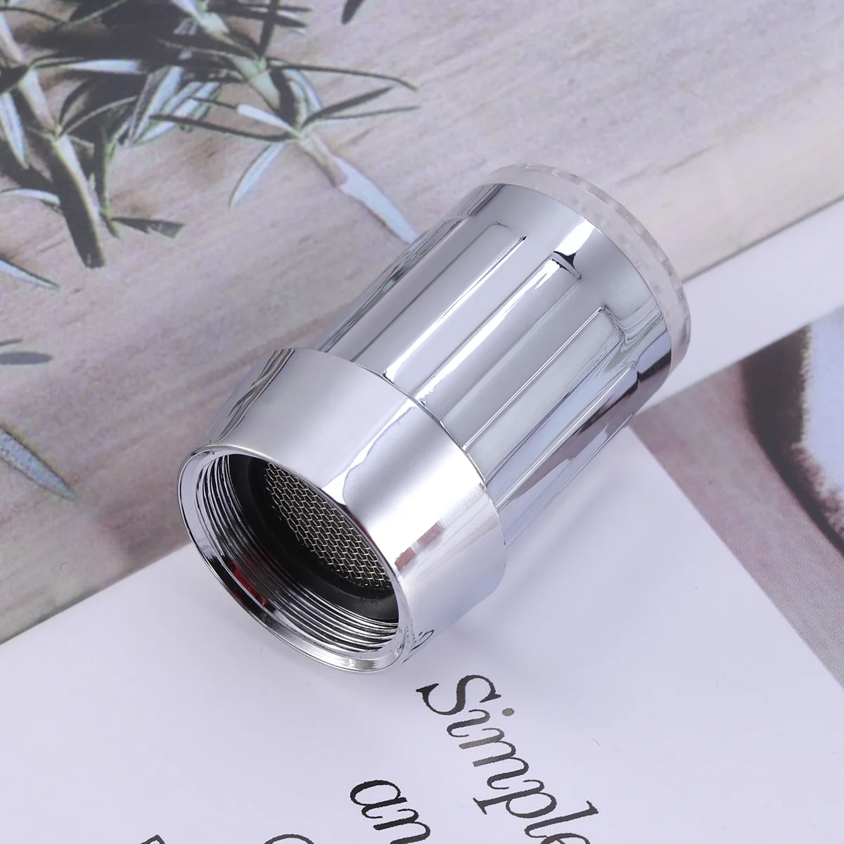 

Новинка, датчик температуры, 3 лампочки, светодиодный водяной кран (серебристый)