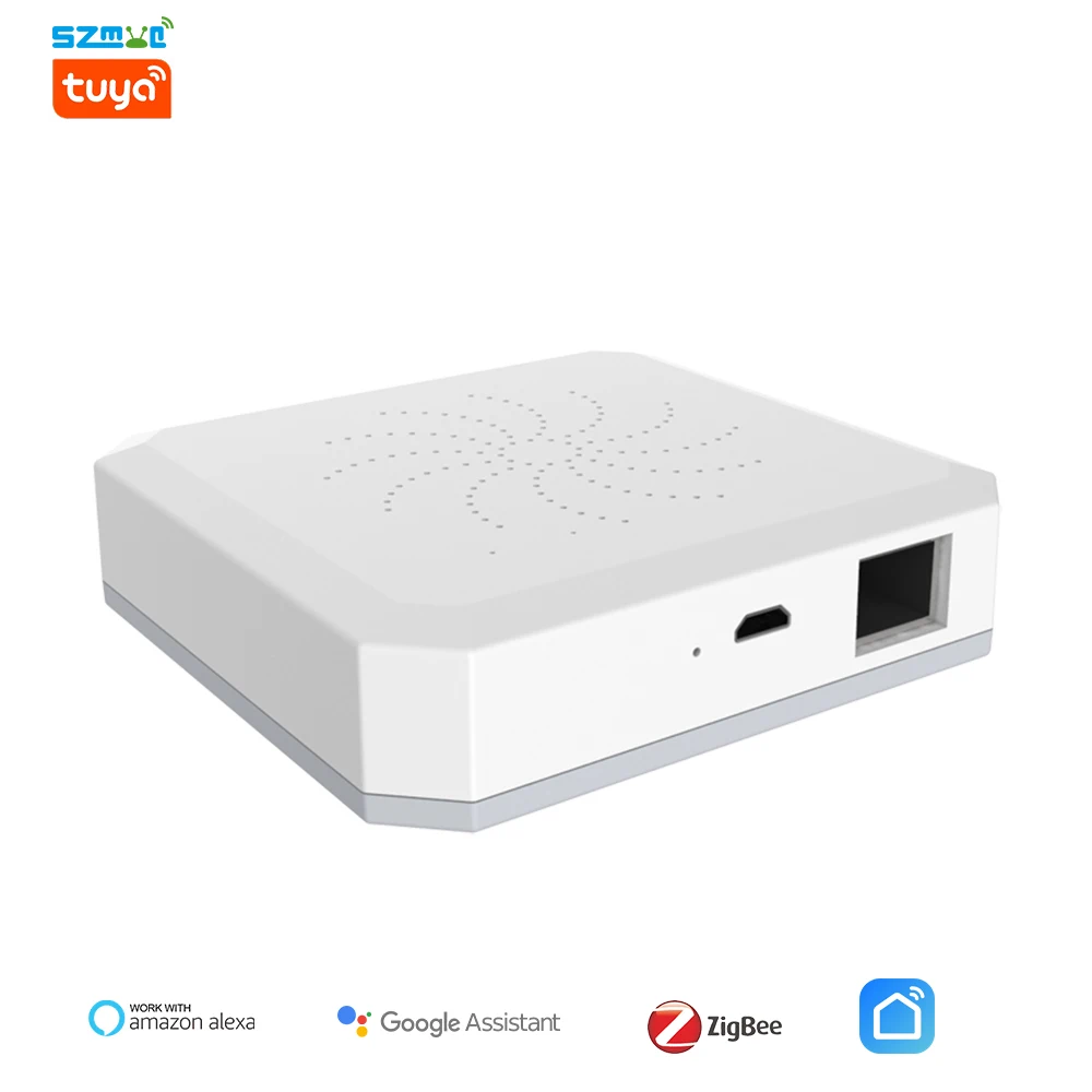 Смарт хаб Tuya Zigbee Gateway умный с беспроводным мостом проводное дистанционное