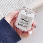 She believed she could so she did наушники чехол для Apple AirPods 1 2 мягкий прозрачный чехол из материала TPU для Аксессуары для Airpods