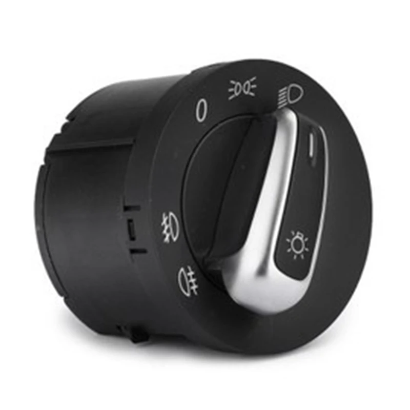 for Golf Jetta MK5 MK6 Passat B6 B7 CC Touran Chrome Auto Headlight Switch Fog Head Light Lamp Knob 5ND941431A | Автомобили и
