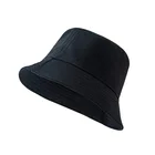 Панама в стиле унисекс, однотонная шапка в стиле хип-хоп, пляжная шляпа от солнца, для мужчин и женщин, черная, белая