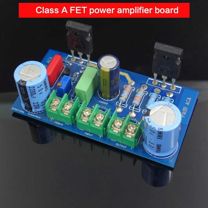 

8 Вт DIY Мощность Плата усилителя пройти ACA несимметричный класс A трубка с полевым эффектом Мощность Плата усилителя Мощность Усилитель Kit