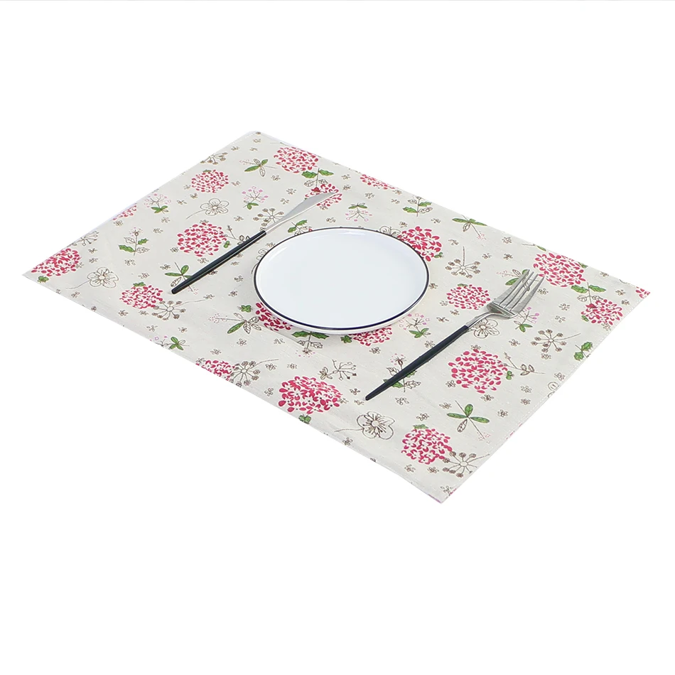 

Linen Placemats for Dining Table, Elegant Placemats, Non-Slip Washable Placemat, for Holiday Banquet Dining Table Decor