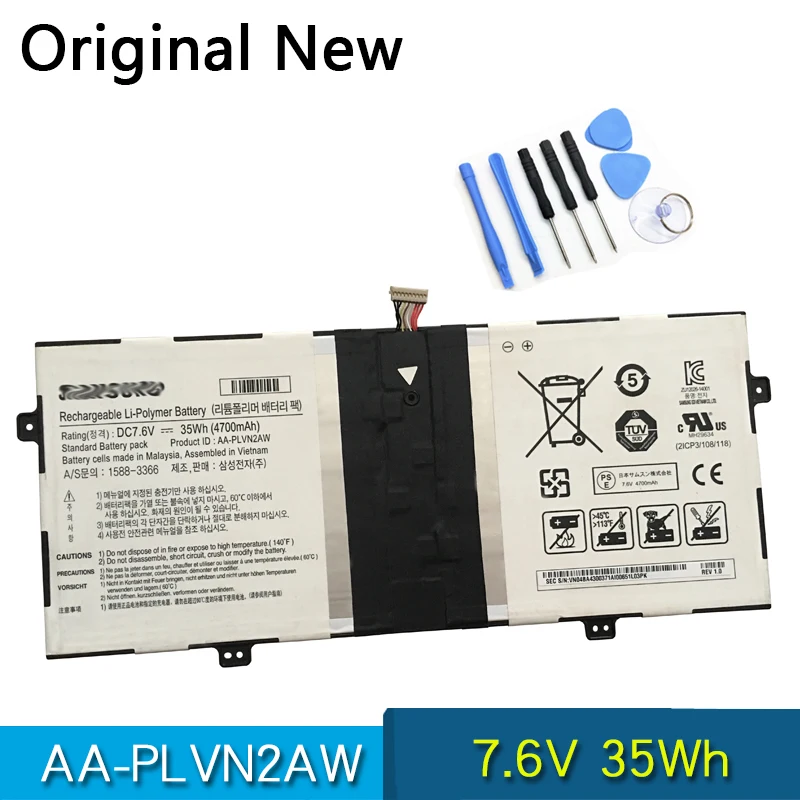 Оригинальный AA PLVN2AW Аккумулятор для ноутбука Samsung ATIV книга 9 930X2K K01 K02 K03 NP930X2K K01US