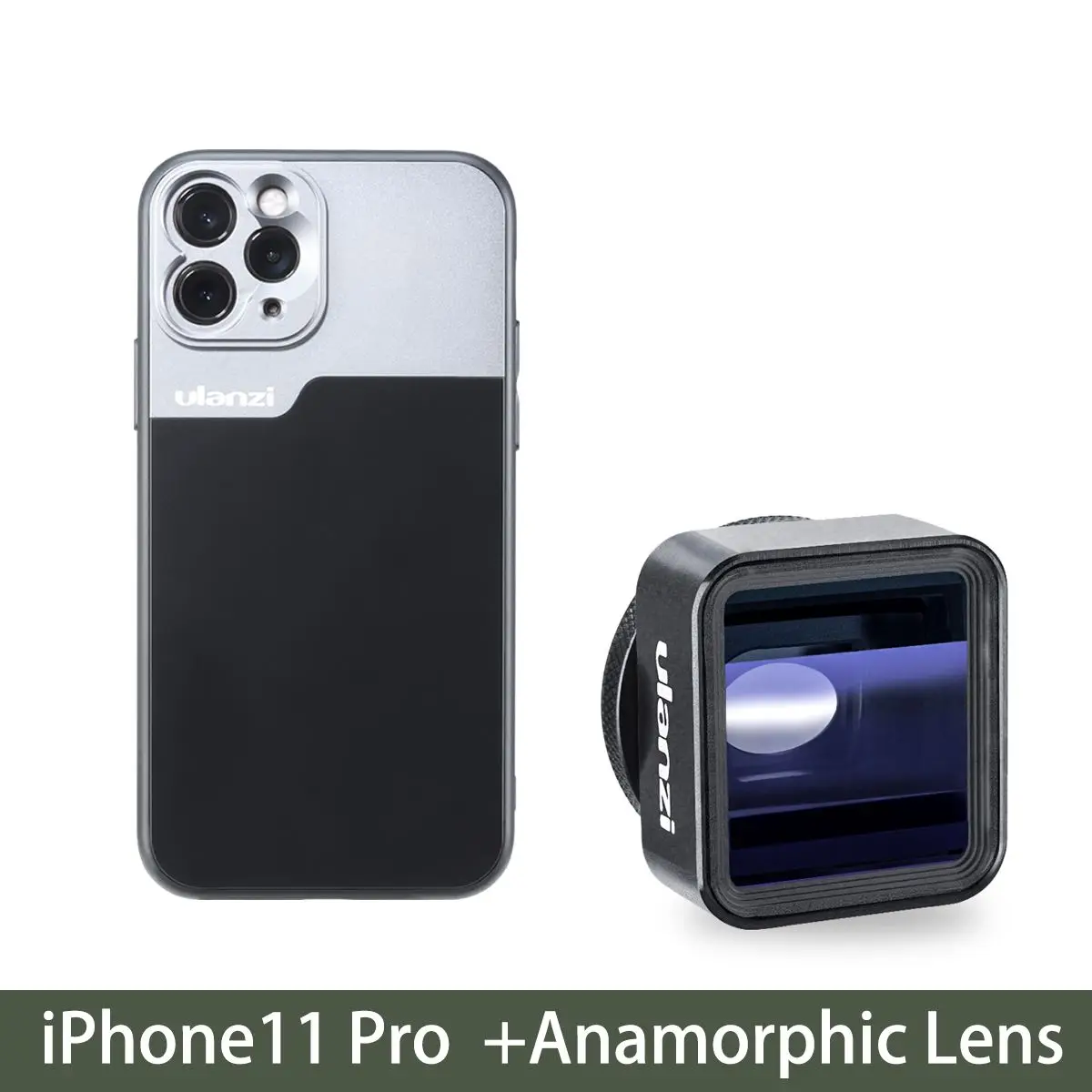 Горячая ULANZI 17 мм Интерфейс чехол для телефона для iPhone 11/11 pro/11 pro MAX для Ulanzi анаморфный объектив макро объектив DOF адаптер