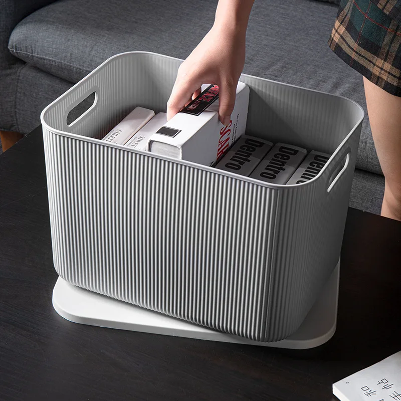 Большая пластиковая коробка для хранения одежды детский органайзер игрушек