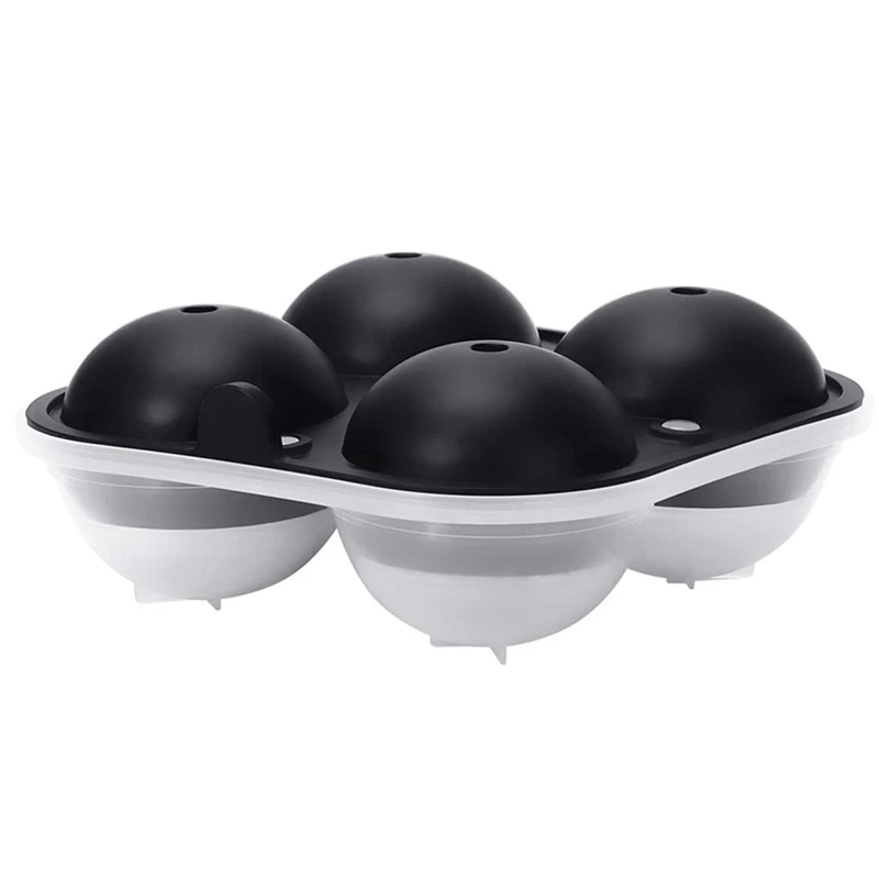 

Round Ice Square Mold,Whiskey Ice Ball Maker Mold, Updated Version with Lid and Funnel ,for Bourbon and Cocktails(2 PCS)