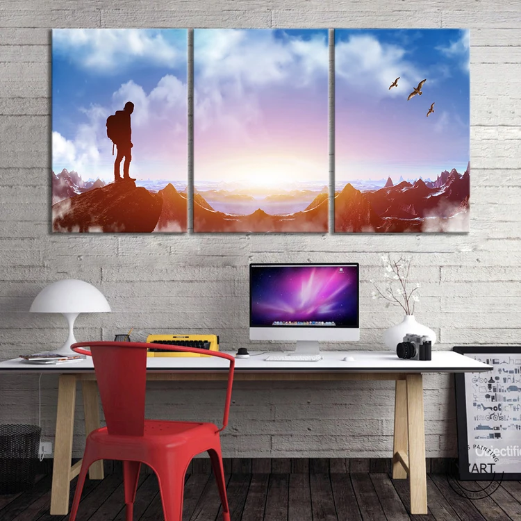 3 шт. постер скалолазания по пику настенные картины с корпоративной культурой