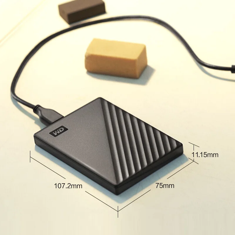 Западный цифровой мой паспорт™1 ТБ 2 4 5 внешний жесткий диск WD резервного