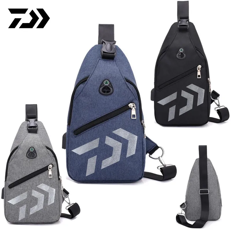 DAIWA новая спортивная сумка на одно плечо, сумка для рыбалки, сумка для хранения, мужская сумка через плечо, сумка для путешествий на открытом воздухе