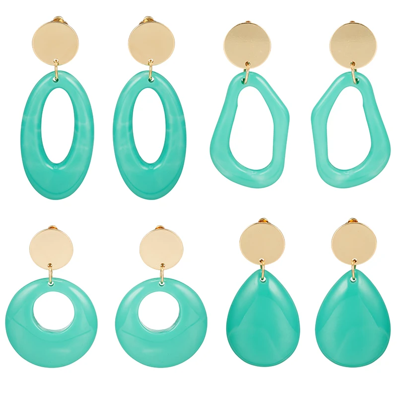 Dearможет кулон Модные полимерные серьги женский 2019 модные ювелирные изделия