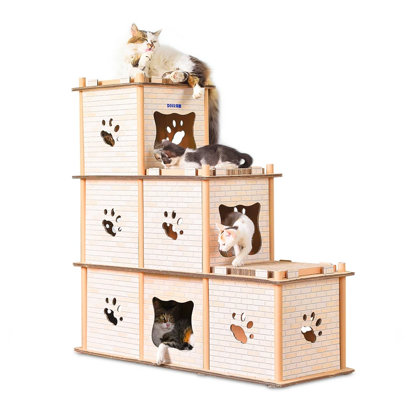 Сетчатая красная новая запасная Двухступенчатая лестница для кошек