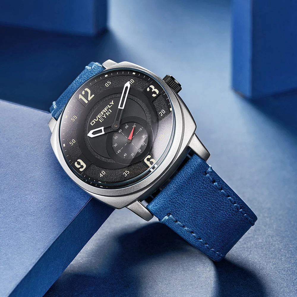 Часы наручные EYKI мужские кварцевые модные водонепроницаемые спортивные