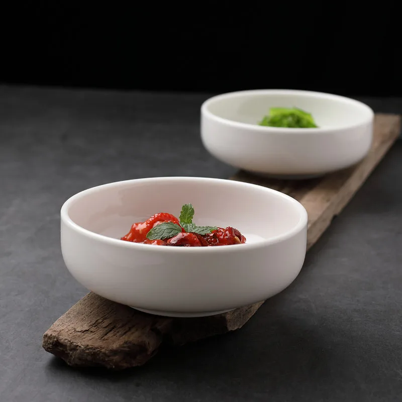 Чаша кимчи суповая чаша искусственная десертная круглая короткая керамическая