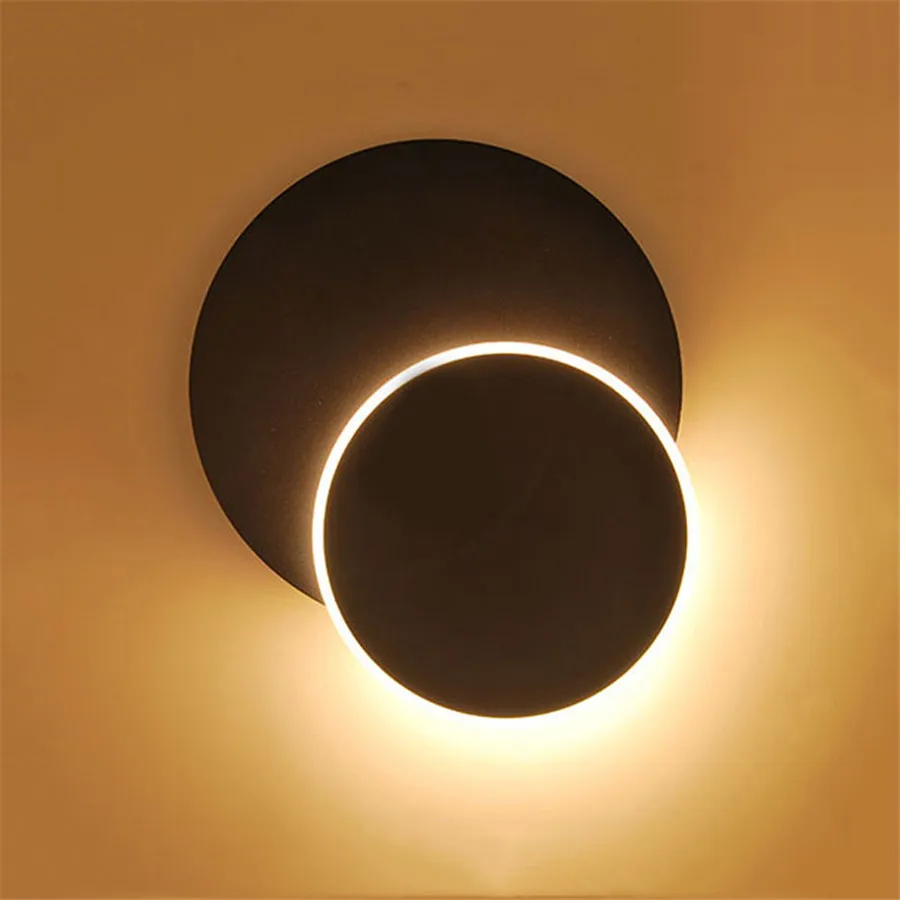 Вращающаяся кругласветодиодный светодиодная настенная лампа dia25 см в