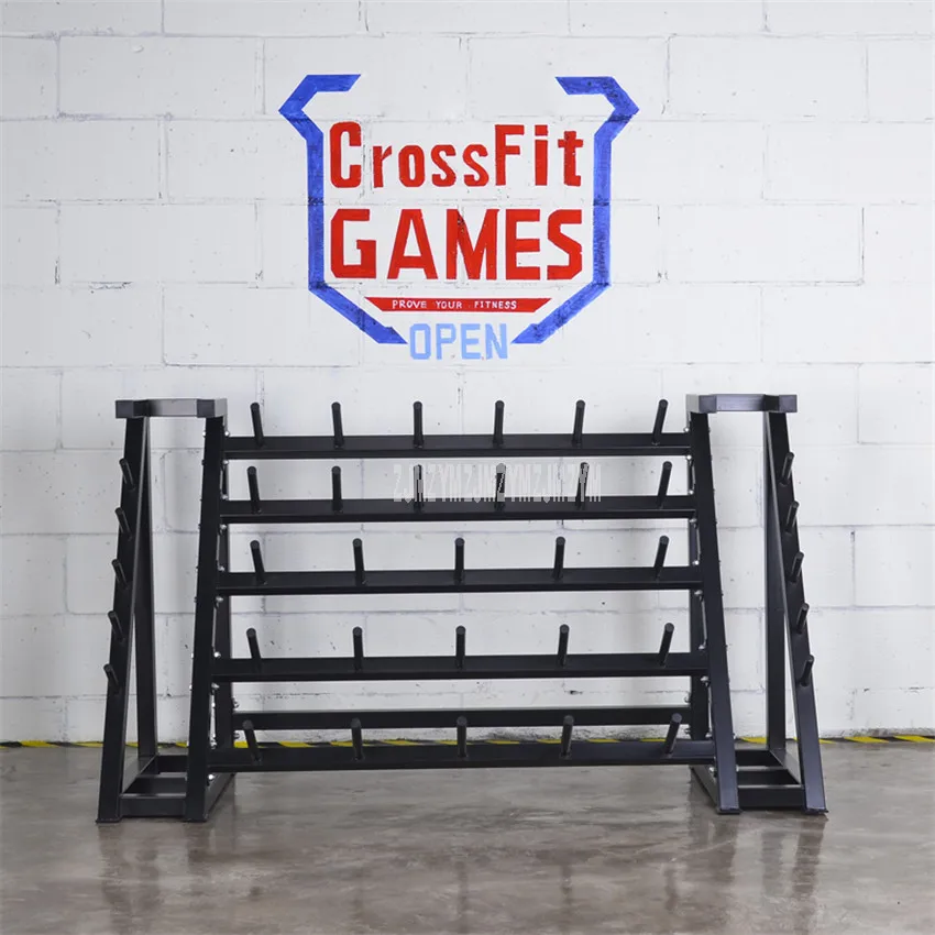 

BSR-01 Jumping Gymnastics Barbell Storage Rack Professional 5 Layer Large Storage Rack Holder For 30 Sets 20kg Barbell Plate
