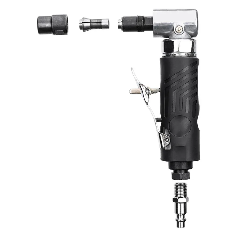 1/4&quot Air Angle Die Grinder 90 Degree Micro Tool Polisher Mill Engraving Tools Set with Spanner Wrench | Инструменты