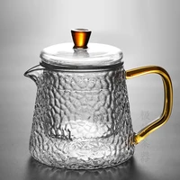 glass teapot set household office heat resistant high temperature explosion proof teaware tea infuser tea set teacups