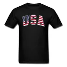 Футболка с американским флагом США для мужчин и женщин, Модная хлопковая футболка оверсайз, для мальчиков, в стиле хип-хоп, топы с американским принтом