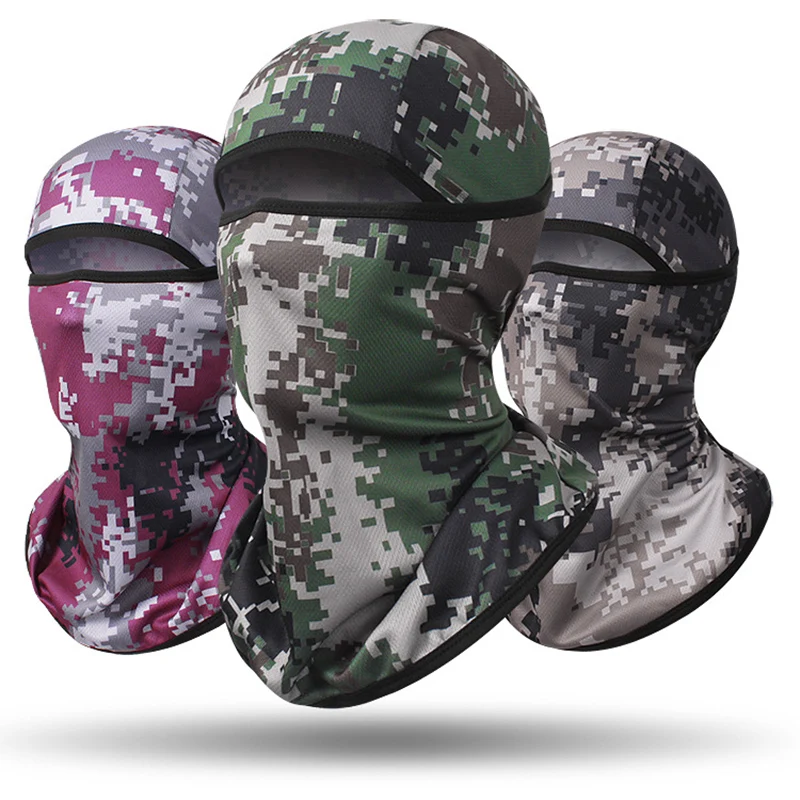 

Outdoor Balaclava Bandanas Tactical Military Head Scarf Quick Dry Camouflage Neck Gaiter Face Cover Camping Fishing Ski Masks