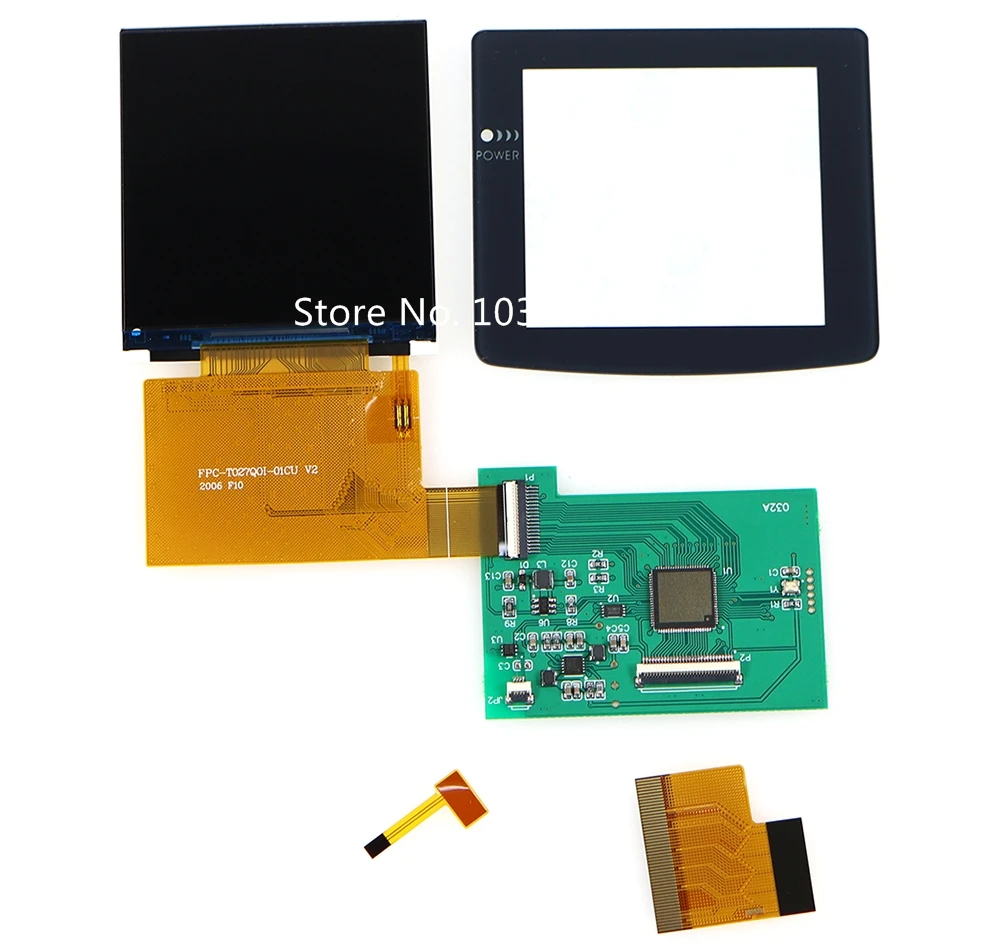 

For GBC v3.0 high brightness LCD screen 2.6 inch highlight backlight display 4 points to 1point IPS screen for gameboy color