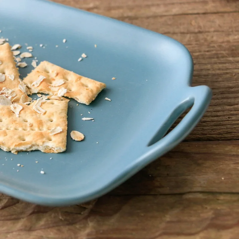 Скандинавская креативная тарелка для завтрака керамическая посуда стейка