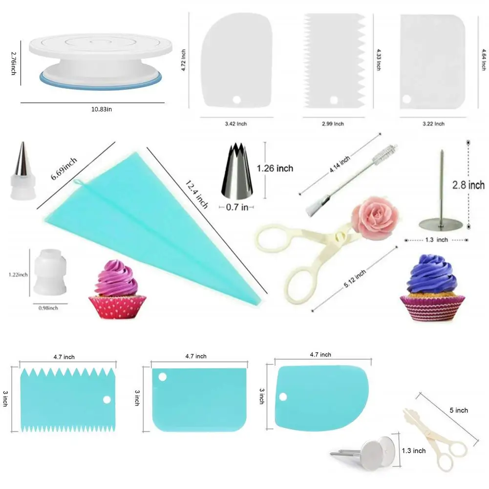 129 шт./компл. принадлежности для украшения тортов кондитерский мешок с