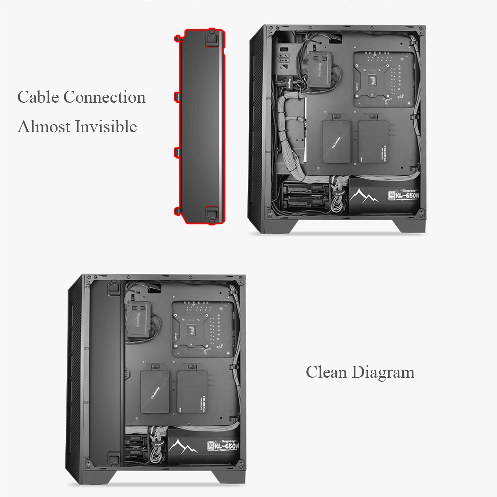 DIY USB3.0 Настольный ATX Mid Tower чехол для компьютера с поддержкой IATX Micro материнская