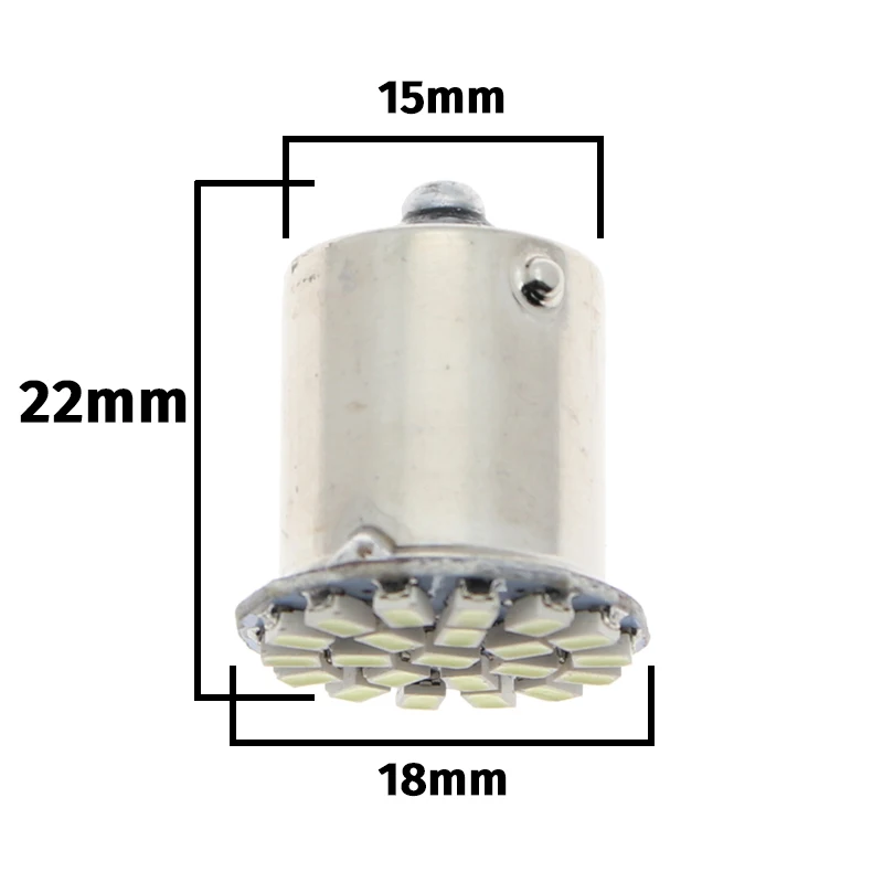 10 шт. Автомобильные светодиодные лампы 1156 BA15S P21W 1157 BAY15D P21/5W S25