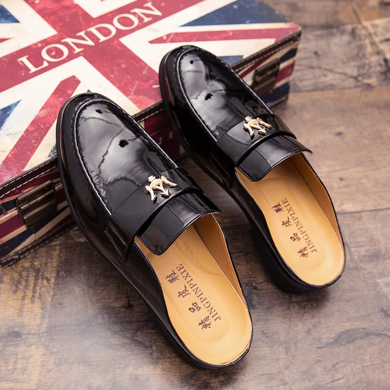

Gentleman Party Personality Formal Shoes Slippers Men's Office Business Luxurious Casual Leather Men For Non-slip Oxford Fashion